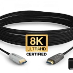 48Gbps 8K 4:4:4 Active Optical HDMI Cable | eARC, CEC, ALLM & VRR | ISF & UHS Certified- 15M